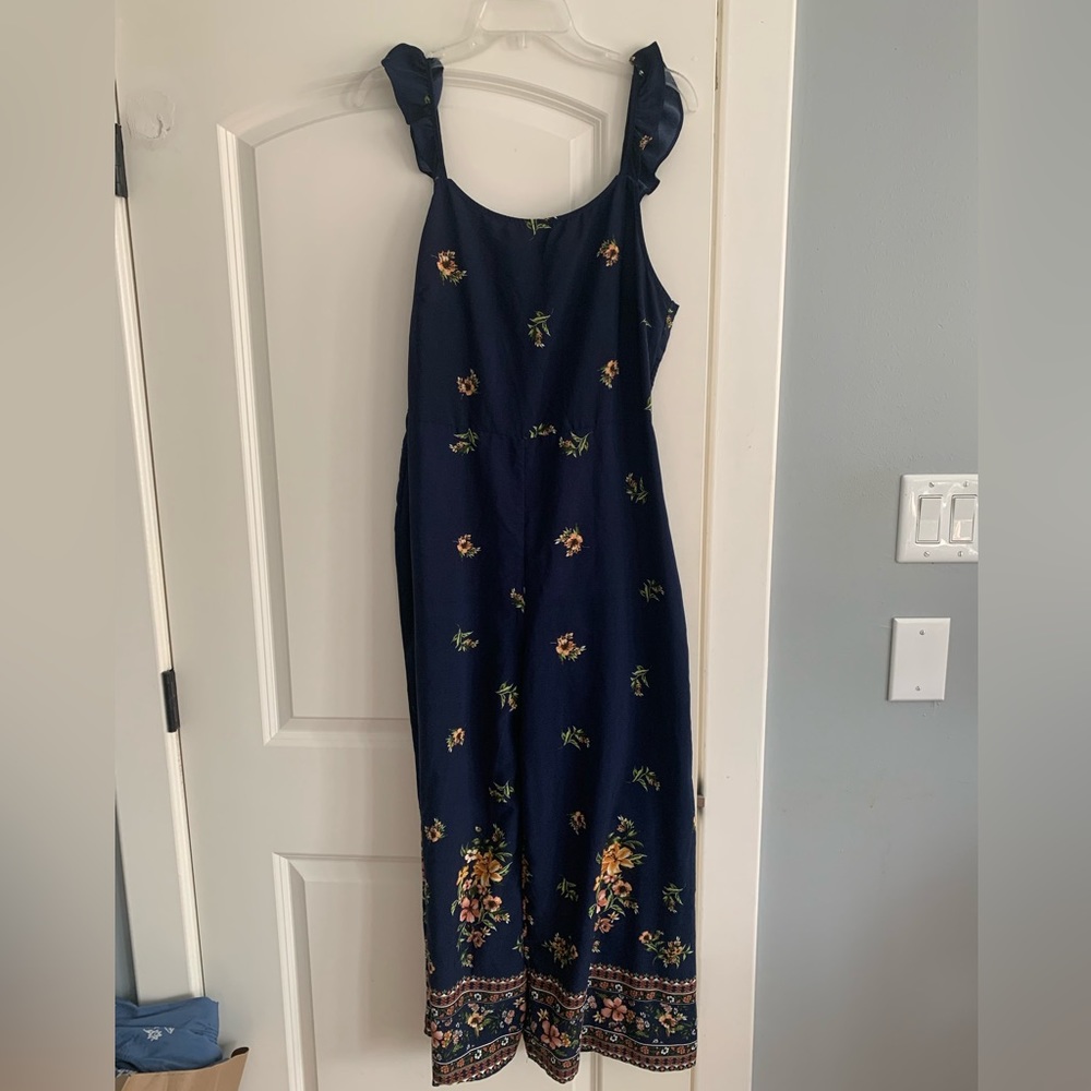 Altar’d State floral wide-leg tie-back jumpsuit